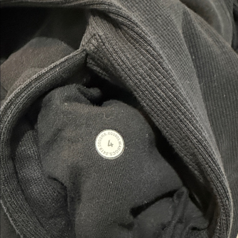 Lululemon Black Zip-Up High Collar Jacket size 4 - Picture 7 of 7